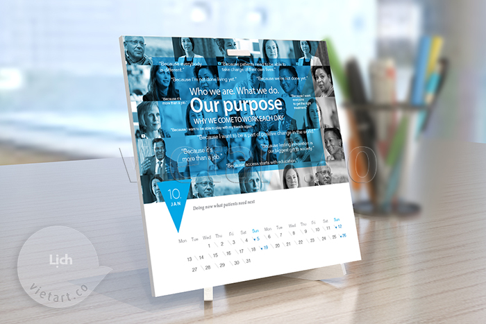 Mẫu lịch để bàn độc quyền Mẫu lịch để bàn độc quyền