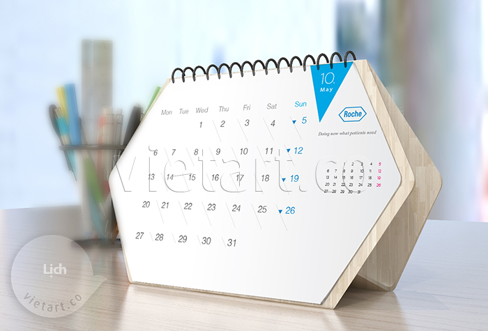 Mẫu lịch để bàn độc quyền Mẫu lịch để bàn độc quyền