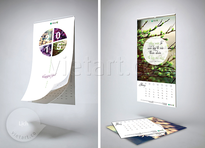 Mẫu lịch treo tường độc quyền Mẫu lịch treo tường độc quyền