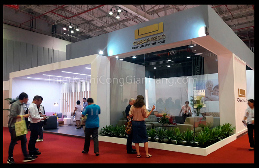 GIan hàng Casaresdo, gian hàng đẹp, sang trọng