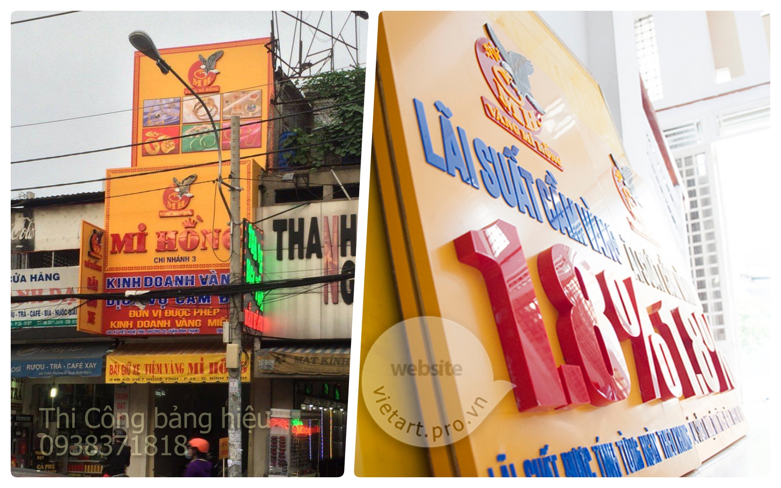 Thiet ke bang hieu, thi cong bảng hiệu